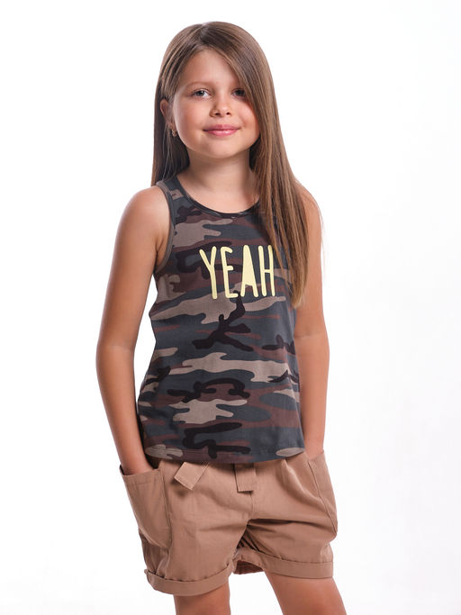 Майка-борцовка UD 1795 камуфляж - Mini maxi фото 4