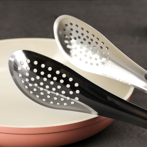 Щипцы кухонные с перфорацией Доляна, 201 сталь, 23 см фото 2