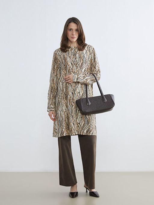 Hakim Yaka Desenli Kad?n Tunik