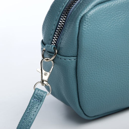 Сумка кросс-боди на молнии, цвет голубой - Simaland фото 5