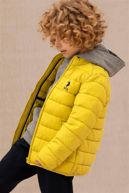 U. S. Polo Assn Неоново-желтое пальто для мальчика - U.s. polo assn фото 6