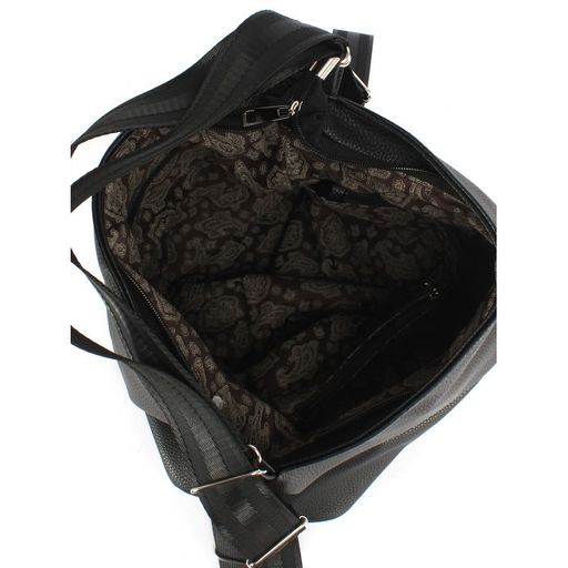 Сумка женская искусственная кожа ADEL-245/1в (рюкзак-change), 1отдел+кар/перег. плеч/ремень, черный 249776 - Adelia фото 3