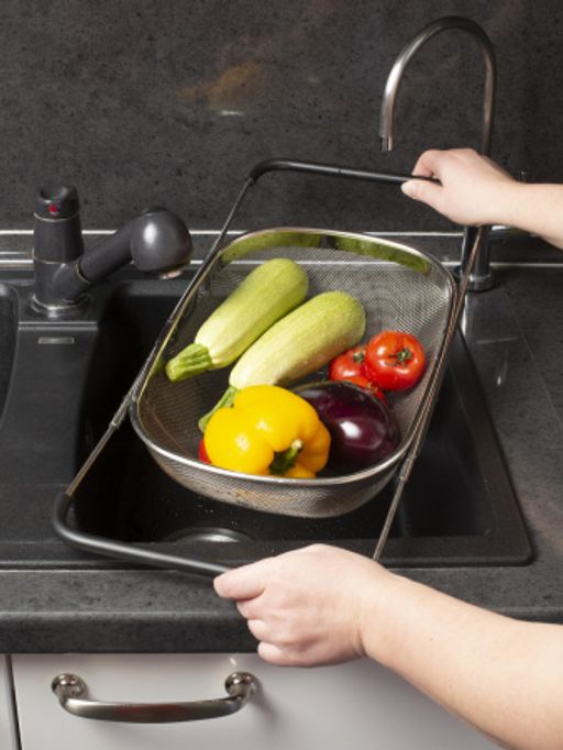 Корзина в раковину STEEL TOUCH 34х24см