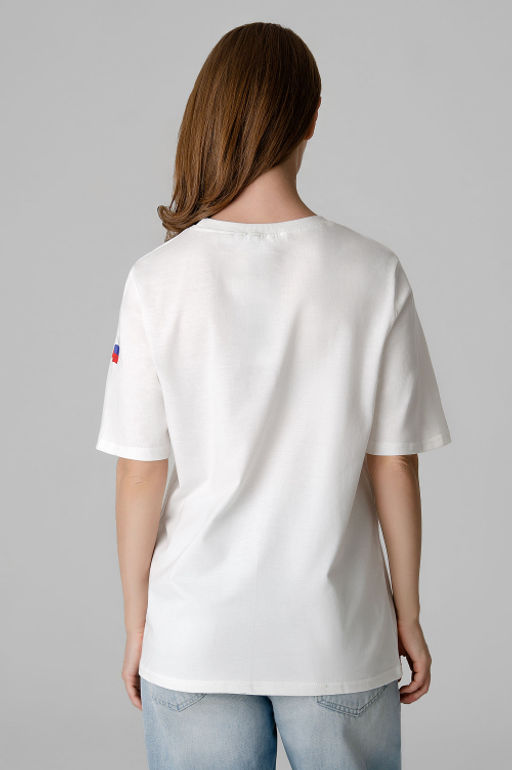 Арт. 31140 Футболка женская Россия 44-50 (4 шт) Цвет:молочный - Калинка фото 24