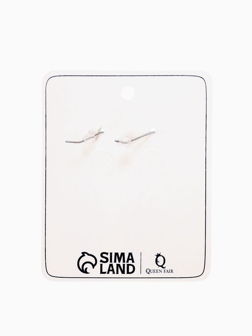 Серьги под натуральный камень Натурель эллипс, красные в чернёном серебре