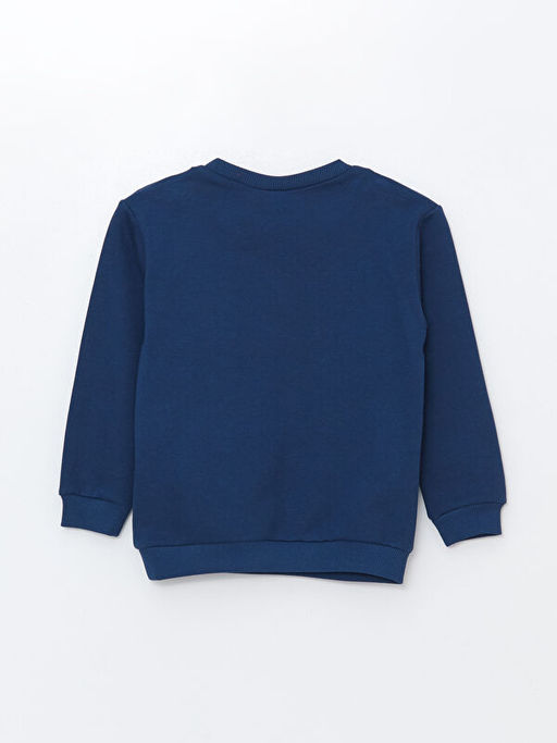 Bisiklet Yaka Uzun Kollu Erkek Bebek Sweatshirt ve E?ofman Alt 2li Tak?m