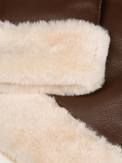 Рукавицы жен Labbra LB-CP-135 brown фото 4