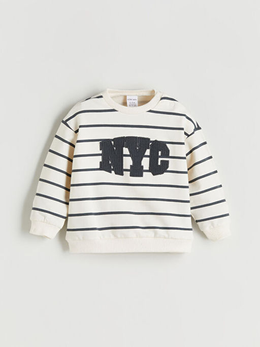 Nak??l? Erkek Bebek Sweatshirt ve Pantolon 2li