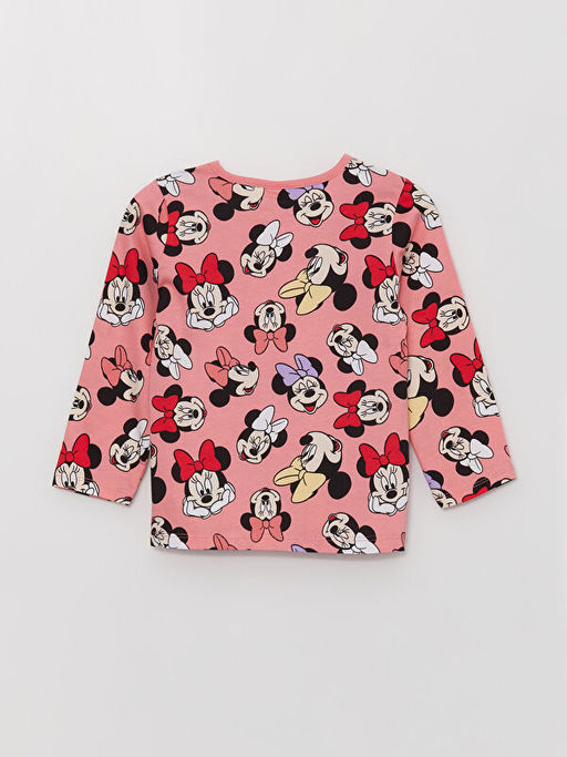 Minnie Mouse Bask?l? K?z Bebek Pijama Tak?m