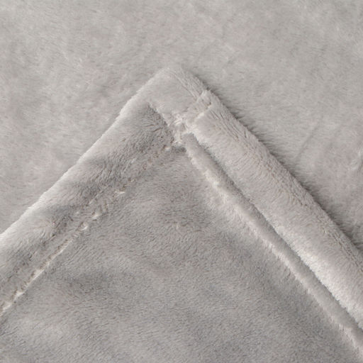 Плед Этель 130*175 см серый, 100% пэ, корал-флис, 300 г/и2  фото 4