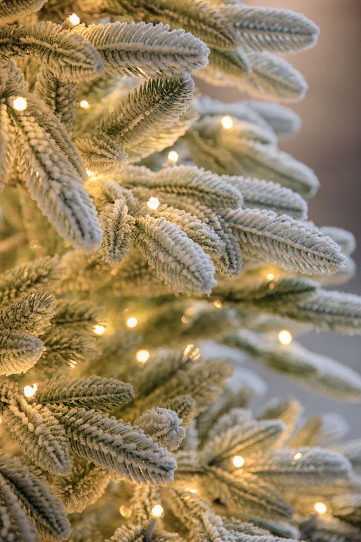 Ель заснеженная с лампочками Калининградская 1,5 м - Max christmas фото 5