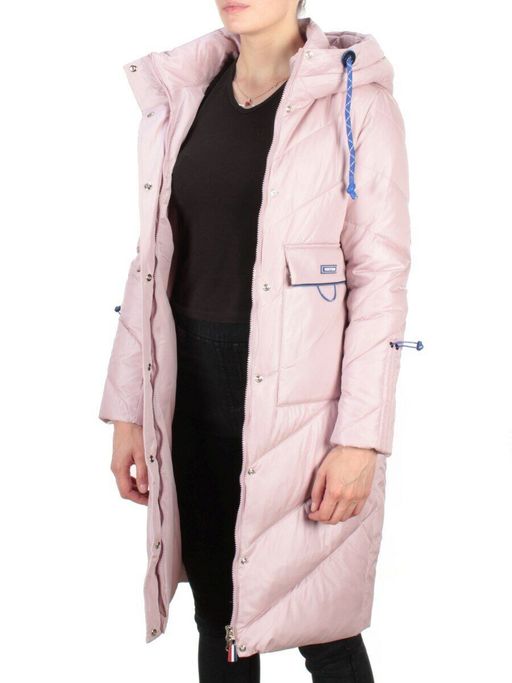 9190 PINK Пальто зимнее женское EVCANBADY (200 гр. холлофайбера) - Fashion фото 7
