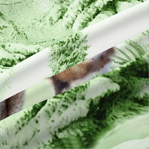 КПБ Белочки-зелен. бязь хлопок 100% Семейный - Лен поволжья фото 3