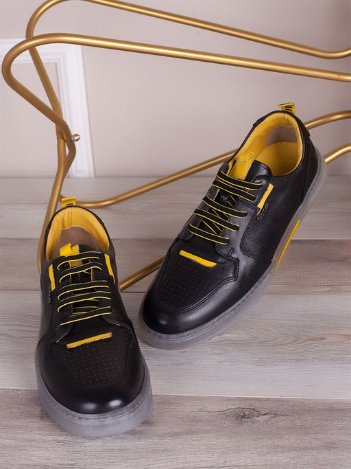 Кеды мега удобные / Слипоны мужские 135-02-L1 Черный - Piniolo фото 3