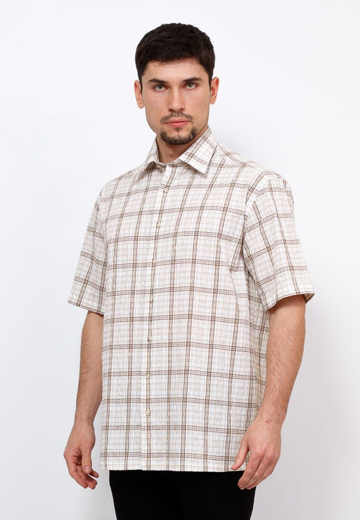 Сорочка мужская короткий рукав BERTHIER Caballero 23928  фото 6