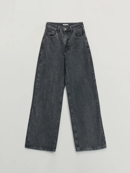 Джинсы wide leg с высокой посадкой / Zarina  фото 6