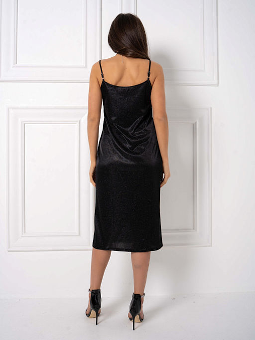 Платье на бретелях Блеск_О200/черный - Ihomelux фото 10