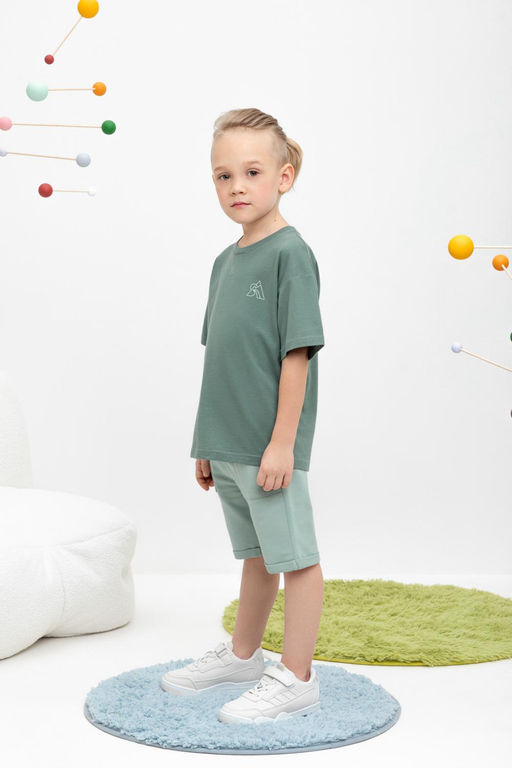 Crockid _ КР 400642/холодная мята к462 шорты для мал  фото 3