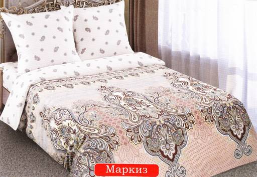 Постельное белье - Поплин Deluxe Маркиз 1,5-спальный - Luteks фото 2