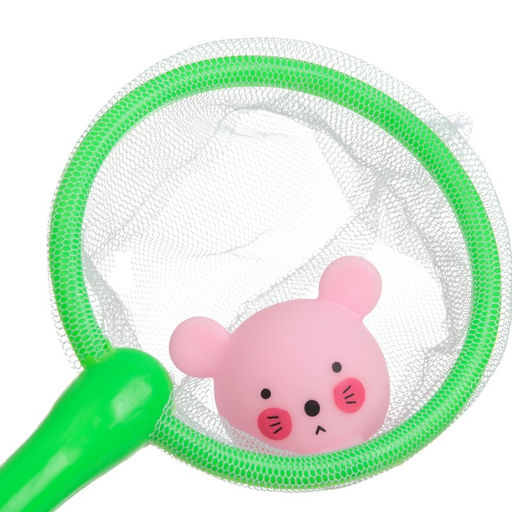 Игрушки для ванны Крошка Я «Кругляшики», мягкий пазл, сачок, набор 5 шт.