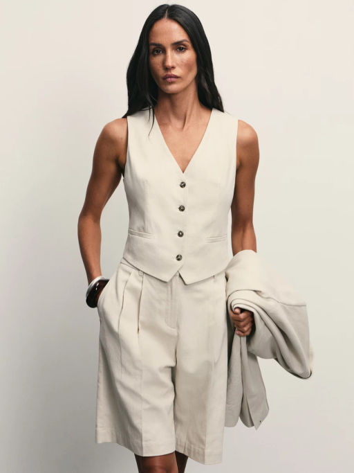 Жилет с содержанием льна / Zarina  фото 8