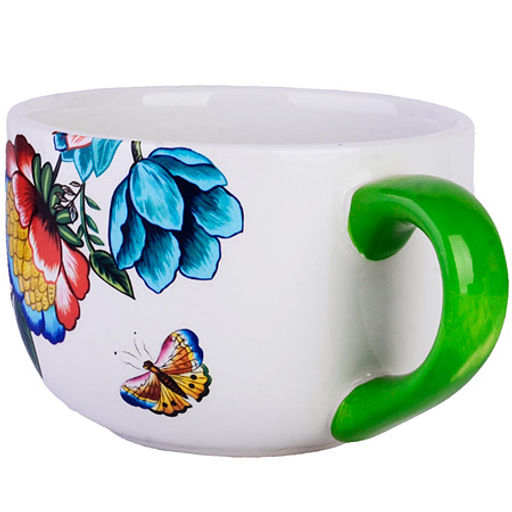 30793 Кружка-супница 550мл Летний Букет доломит LR (х24) - Mayer&boch фото 2