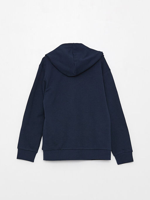 Kap??onlu Basic Uzun Kollu Erkek ?ocuk Sweatshirt - Waikiki фото 2