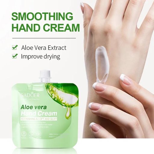 Питательный и восстанавливающий крем для рук Aloe Vera Hand Cream - Sadoer фото 3