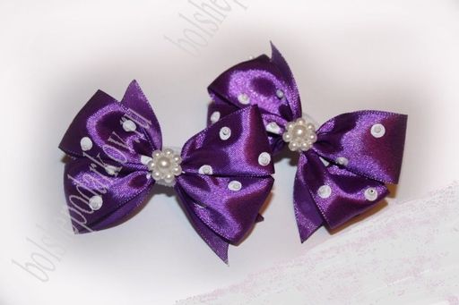 Лента атласная в горошек 5 см*25 ярд (SF-1784) желтый 02 - No name фото 2