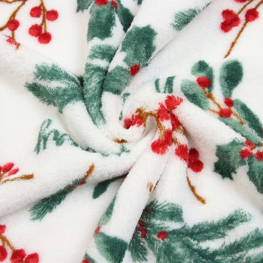 Плед с рукавами Этель. Ветви, 150?200 см, корал-флис 220 г/м?