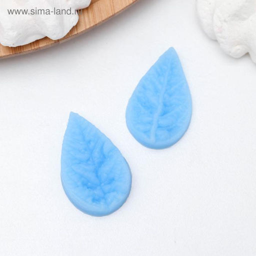 Цена за 3 шт. Молд кондитерский Лист гортензии, силикон, 2 предмета, 4?2.5 см, МИКС - Simaland фото 10