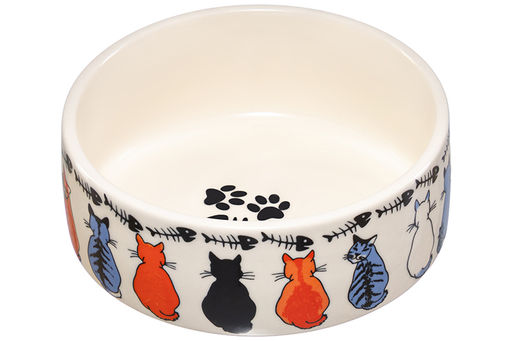 Миска для домашних питомцев 450 мл 14,5*14,5*6,5 см, с бамбуковой подставкой - Elan gallery фото 8