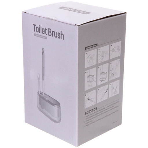 Ерш с креплением на стену "Стиль" 40 см, силиконовая щетка 8626