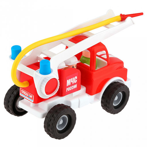 Игрушка "Пожарная машина" 26х14х20см, полипропилен, в сетке, "Stellar" (Россия)