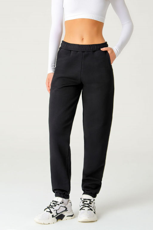 Арт. 7581 Брюки женские 44-52 (5 шт) Цвет:черный