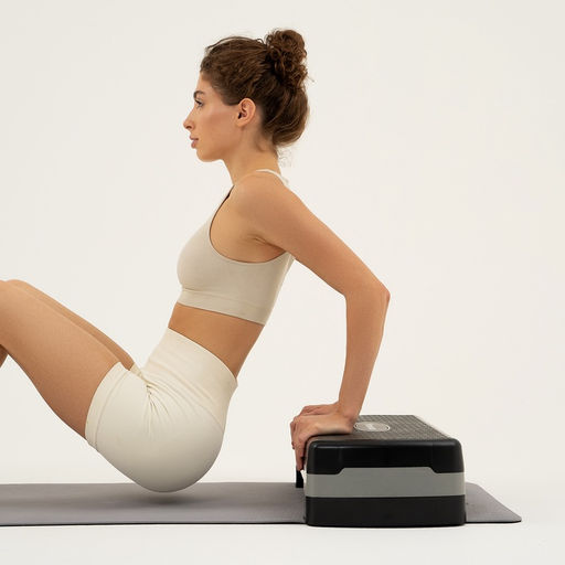 Степ-платформа ONLYTOP, 2-уровневая, 68×28×15 см, до 100 кг