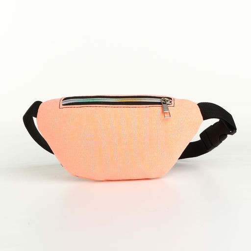 Сумка поясная детская на молнии «Выбражулька», коралловая