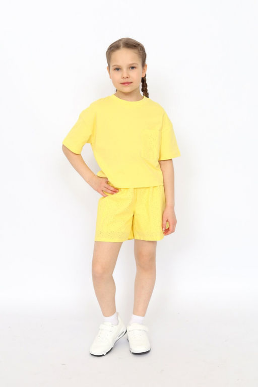 CRB wear/ CSJG 63798-30-399 Футболка для девочки,желтый/Ex.Cherubino  фото 2