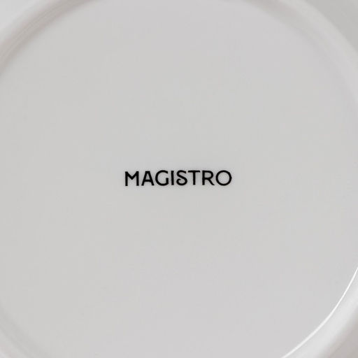Тарелка для пасты Magistro Бланш, 500 мл, d=25.5 см, фарфор, белая  фото 5
