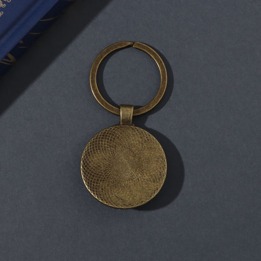 Брелок для ключей на кольце Круг. Скоро рассвет, стекло, металл, d=3 см - Simaland фото 3