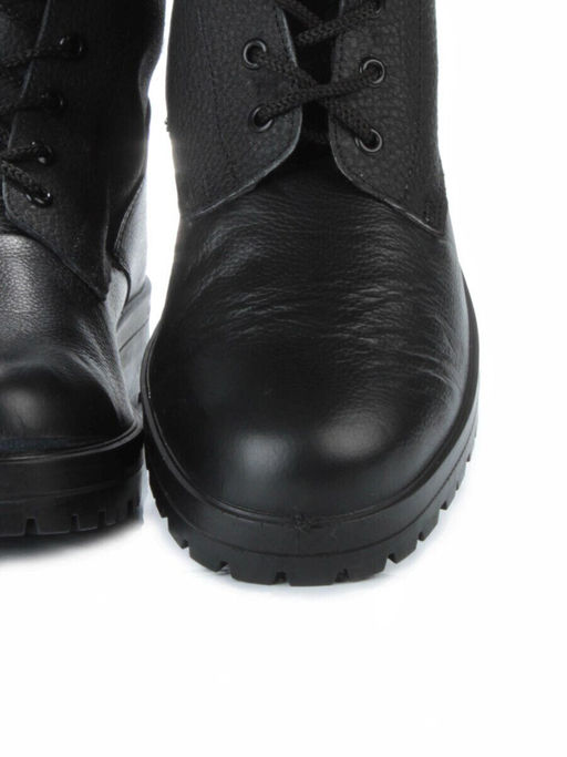 05-9007 BLACK Ботинки зимние мужские (искусственная кожа, искусственный мех)