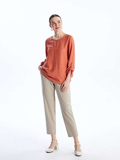 Beli Lastikli Havu? Kesim Kad?n Pantolon