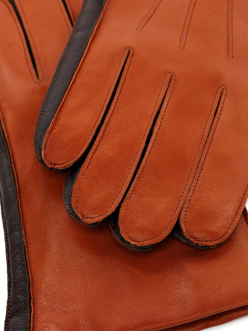 Перчатки мужские ш+каш. OS00109 luggage/mocca - Eleganzza фото 3