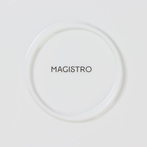 Тарелка Magistro Цветок, d=25 см, фарфор, белая  фото 9