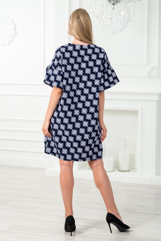 Платье женское из барби Барбара 2 вензель на синем - Амадэль фото 16