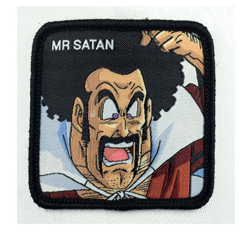 Бейсболка CAPSLAB арт. CL/DBZ/1/SAT1 Dragon Ball Mr Satan (белый / черный) фото 2