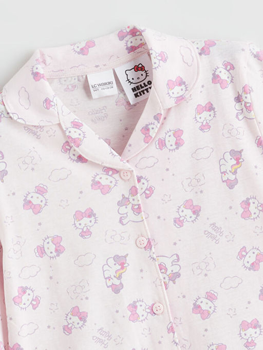 Hello Kitty Bask?l? K?z ?ocuk Pijama Tak?m