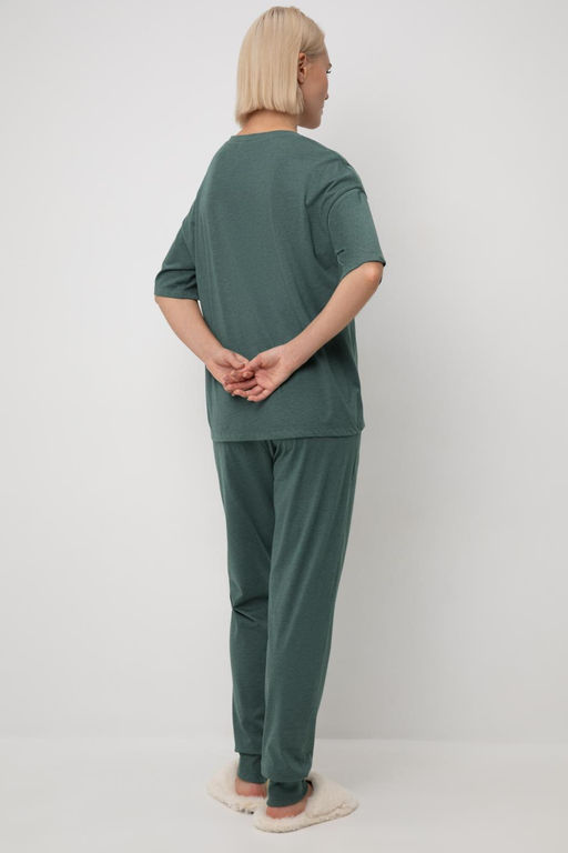 Е 20144/голубая ель пижама жен