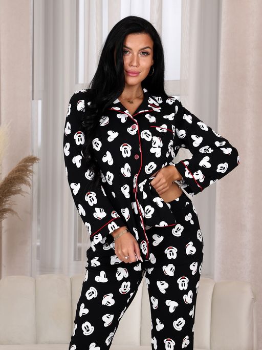 667 ЖЕНСКИЙ ПИЖАМНЫЙ КОСТЮМ (Маус) - А-дина фото 5