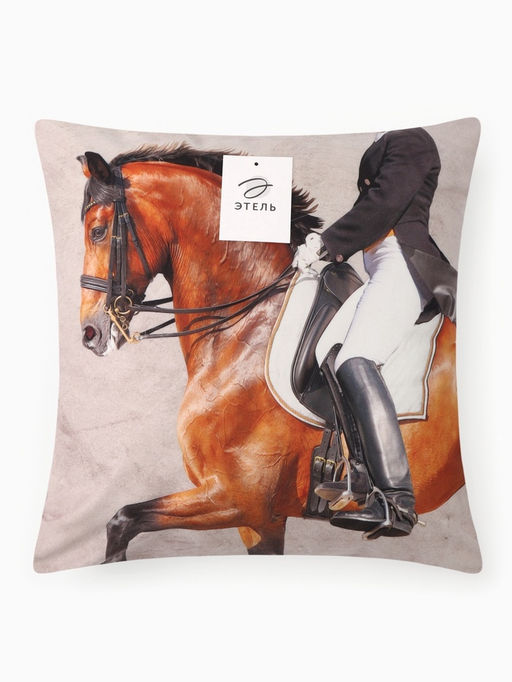 Наволочка декоративная Этель. Грация, 40?40 см, велюр